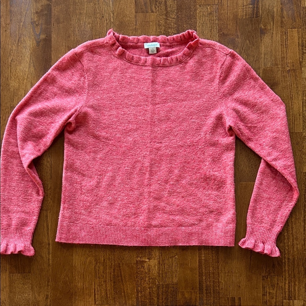 Sundance wool blend coral knit sweater size SP boho, minimalist cottage core​​
